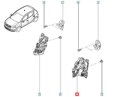Sandero Kapı Kilidi Şema