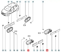Megane Kapı İç Açma Kolu Şema