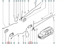 Logan Kapı İç Açma Kolu Şema