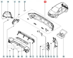 Captur Arka Tampon Şema