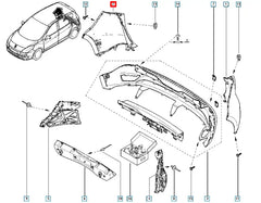 Megane Arka Tampon Köşe Şema