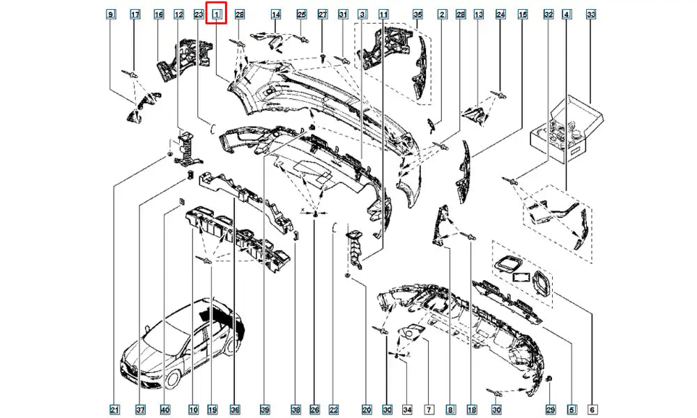 Megane Arka Tampon Şema