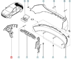 Megane Tampon Bağlantı Ayağı Şema