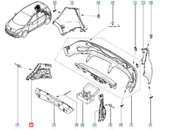 Megane Tampon Bağlantı Ayağı Şema