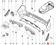 Dokker Tampon Bağlantı Ayağı Şema