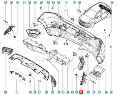 Sandero Tampon Bağlantı Ayağı Şema