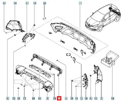 Captur Tampon İç Destek Plastiği Şema