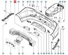 Sandero Tampon İç Destek Plastiği Şema