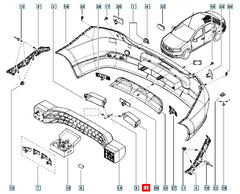Logan Tampon İç Destek Plastiği Şema