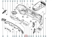 Sandero Tampon İç Destek Plastiği Şema