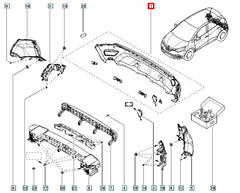 Captur Arka Tampon Şema