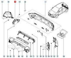 Captur Tampon Bağlantı Ayağı Şema