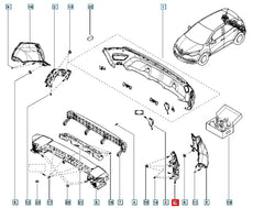 Captur Tampon Bağlantı Ayağı Şema