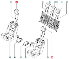 Clio Koltuk Kafa Dayama Başlığı Şema