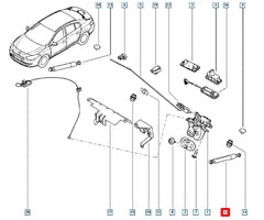 Fluence Bagaj Amortisörü Şema