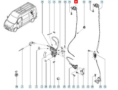Master Bagaj Kilit Mekanizması Şema