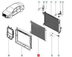 Megane Klima Radyatörü Şema