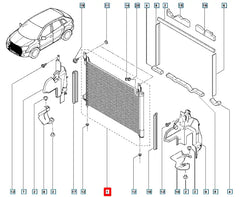 Koleos Klima Radyatörü Şema