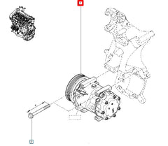 Logan Klima Kompresörü Şema