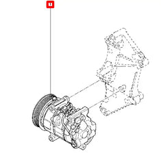 Fluence Klima Kompresörü Şema