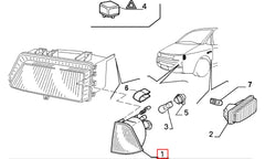 Scudo Dönüş Sinyal Lambası Şema
