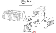 Scudo Dönüş Sinyal Lambası Şema