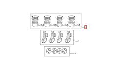 Scudo Silindir Onarım Seti (Piston, Segman) Şema