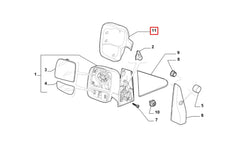 Scudo Yan Ayna Kapağı Şema