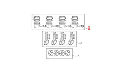 Scudo Silindir Onarım Seti (Piston, Segman) Şema