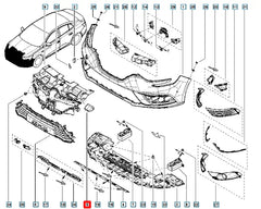 Megane Tampon Hava Yönlendirici Plastiği Şema