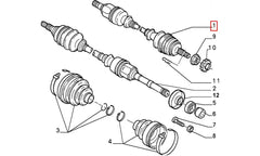 Scudo Ön Aks Komple Şema