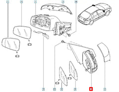 Laguna Yan Ayna Şema