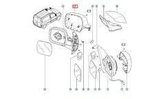 Kangoo Yan Ayna Kapağı Şema