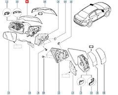 Latitude Yan Ayna Kapağı Şema