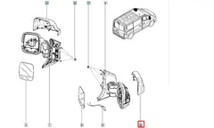 Trafic Yan Ayna Kapağı Şema