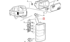 Scudo Stop Lambası Şema