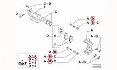 Palio Fren Kaliper Pimi Takım Şema
