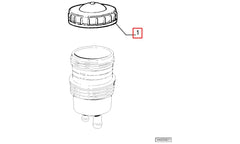 Şahin Direksiyon Hidrolik Deposu Kapağı Şema