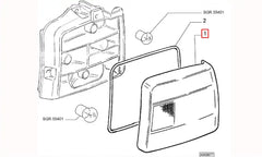 Tempra Stop Lambası Camı Şema