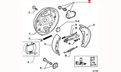 Punto Arka Fren Merkezi Şema