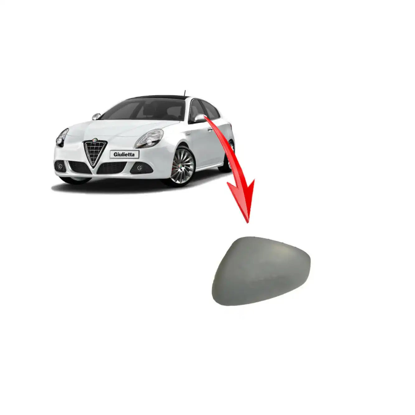 Giulietta Yan Ayna Kapağı Montaj