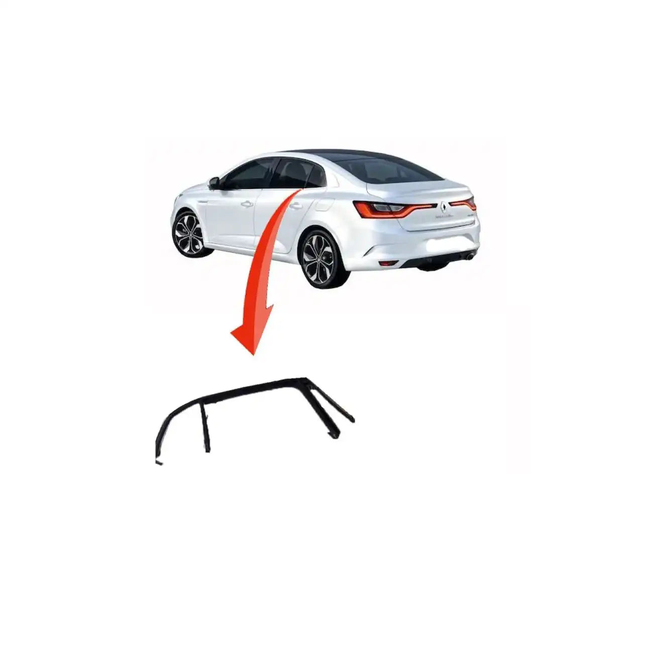 Megane Kapı Cam Fitili Montaj