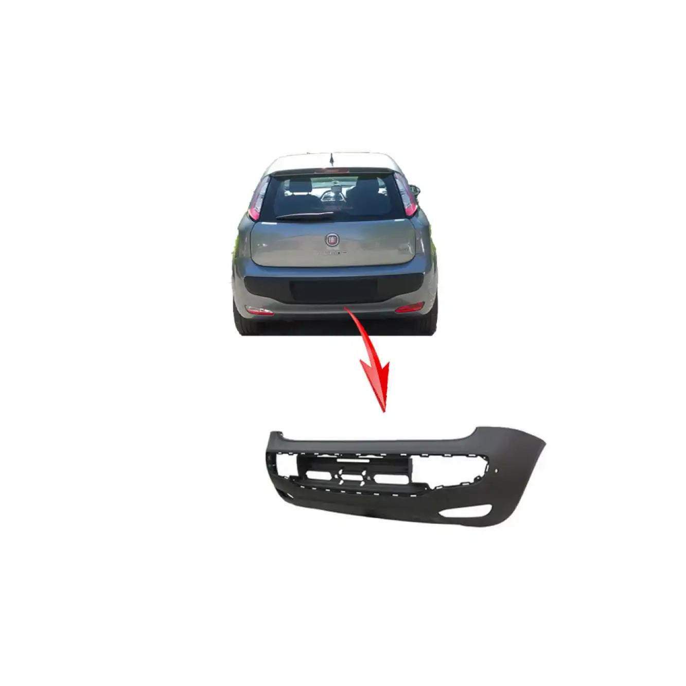 Grande Punto Arka Tampon Montaj