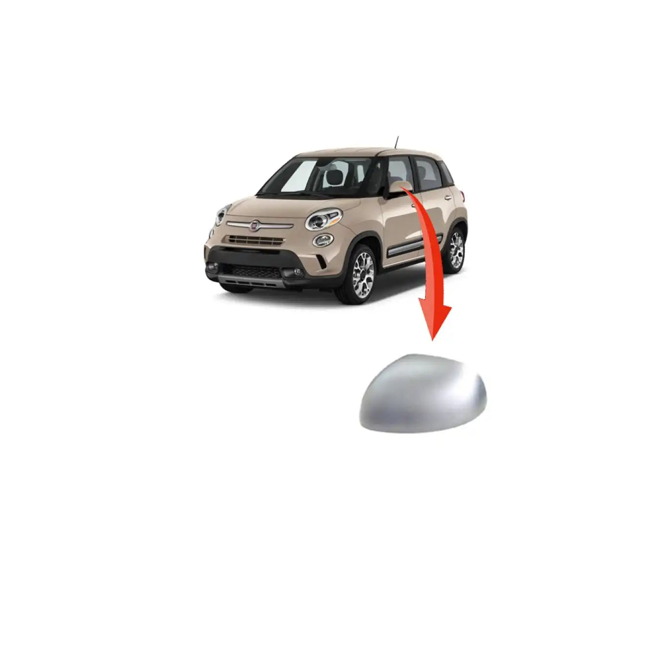 500 Yan Ayna Kapağı Montaj