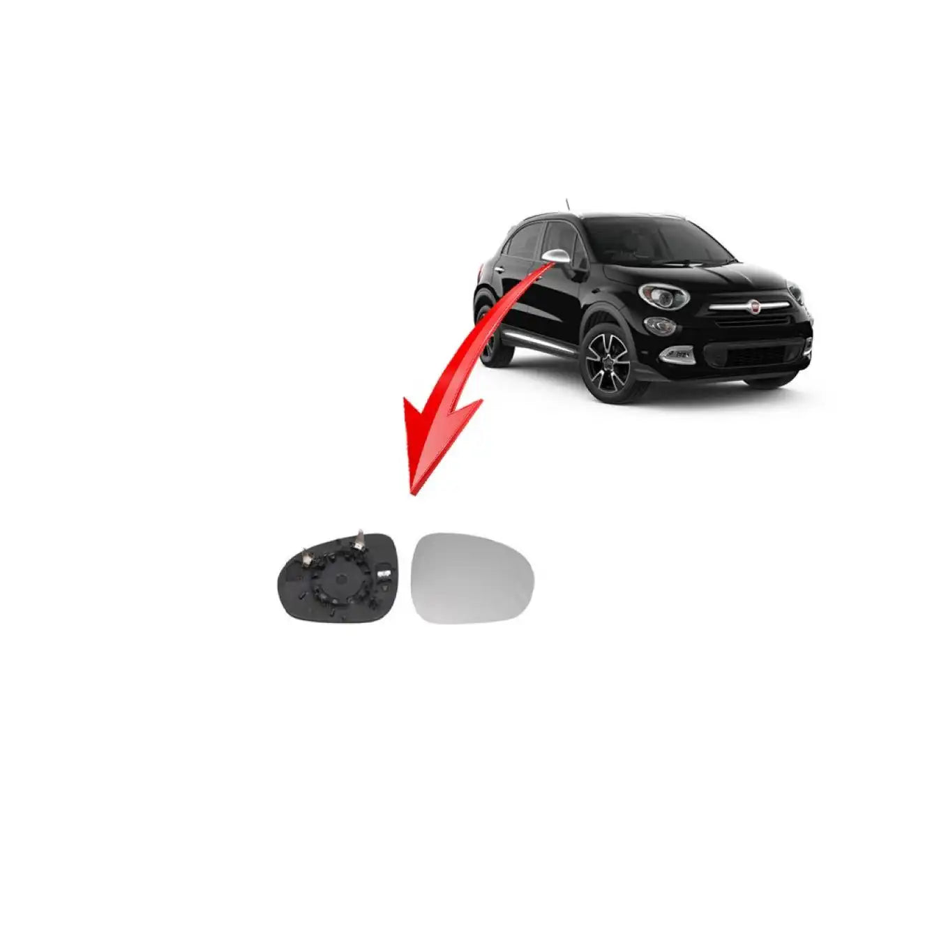 500 Yan Ayna Camı Montaj