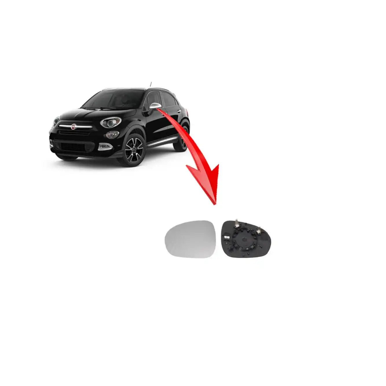 500 Yan Ayna Camı Montaj