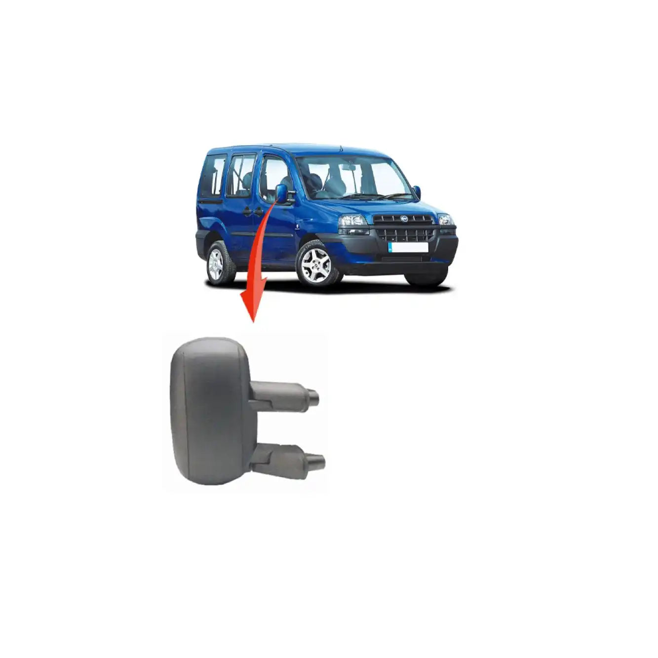 Doblo Yan Ayna Montaj