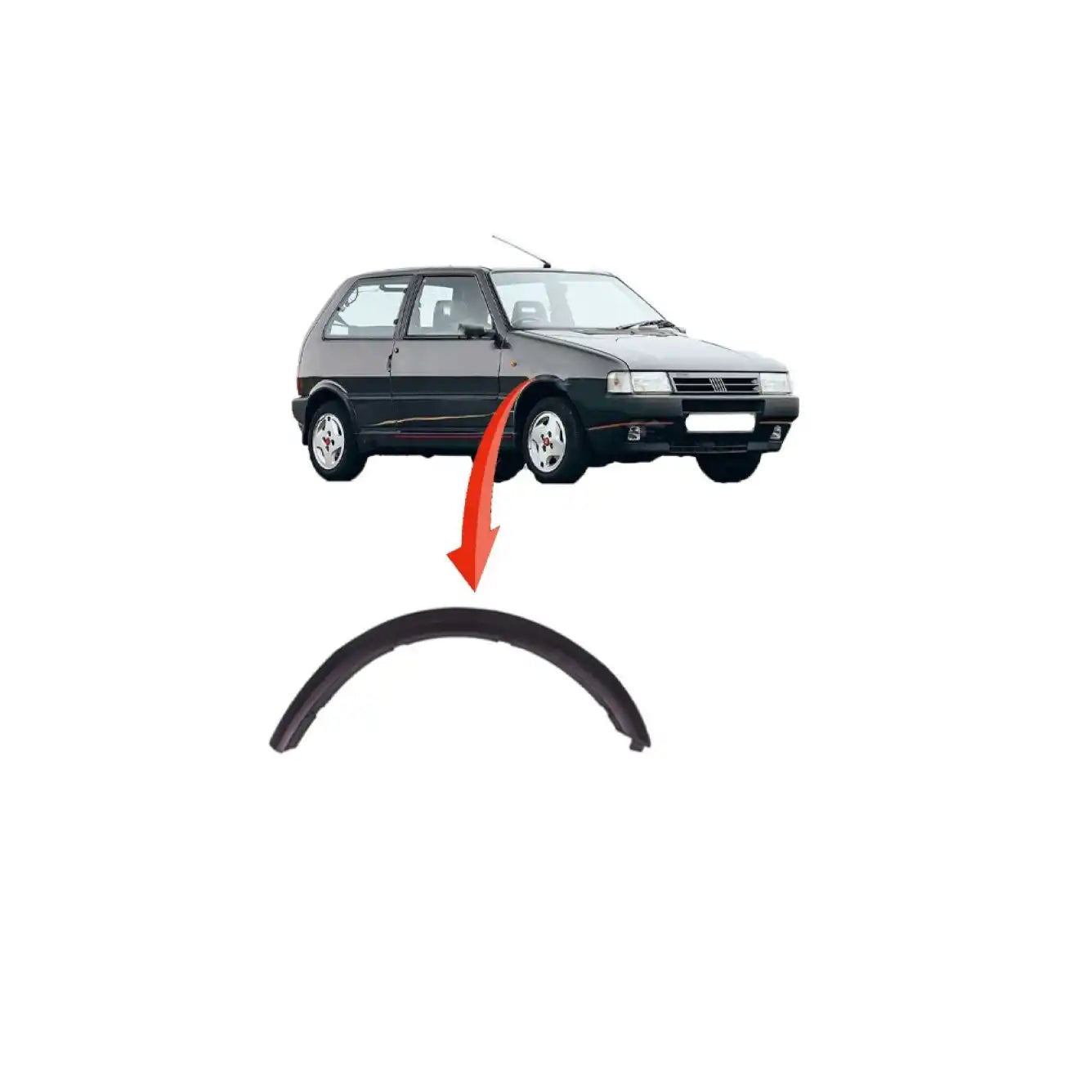 Uno Çamurluk Ağzı Kaplama Plastiği Montaj