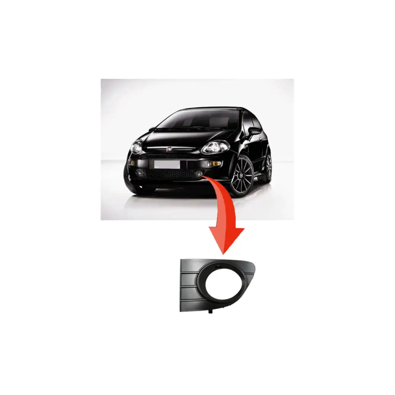 Grande Punto Sis Farı Çerçevesi Montaj