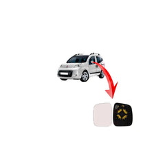 Fiorino Yan Ayna Camı Montaj